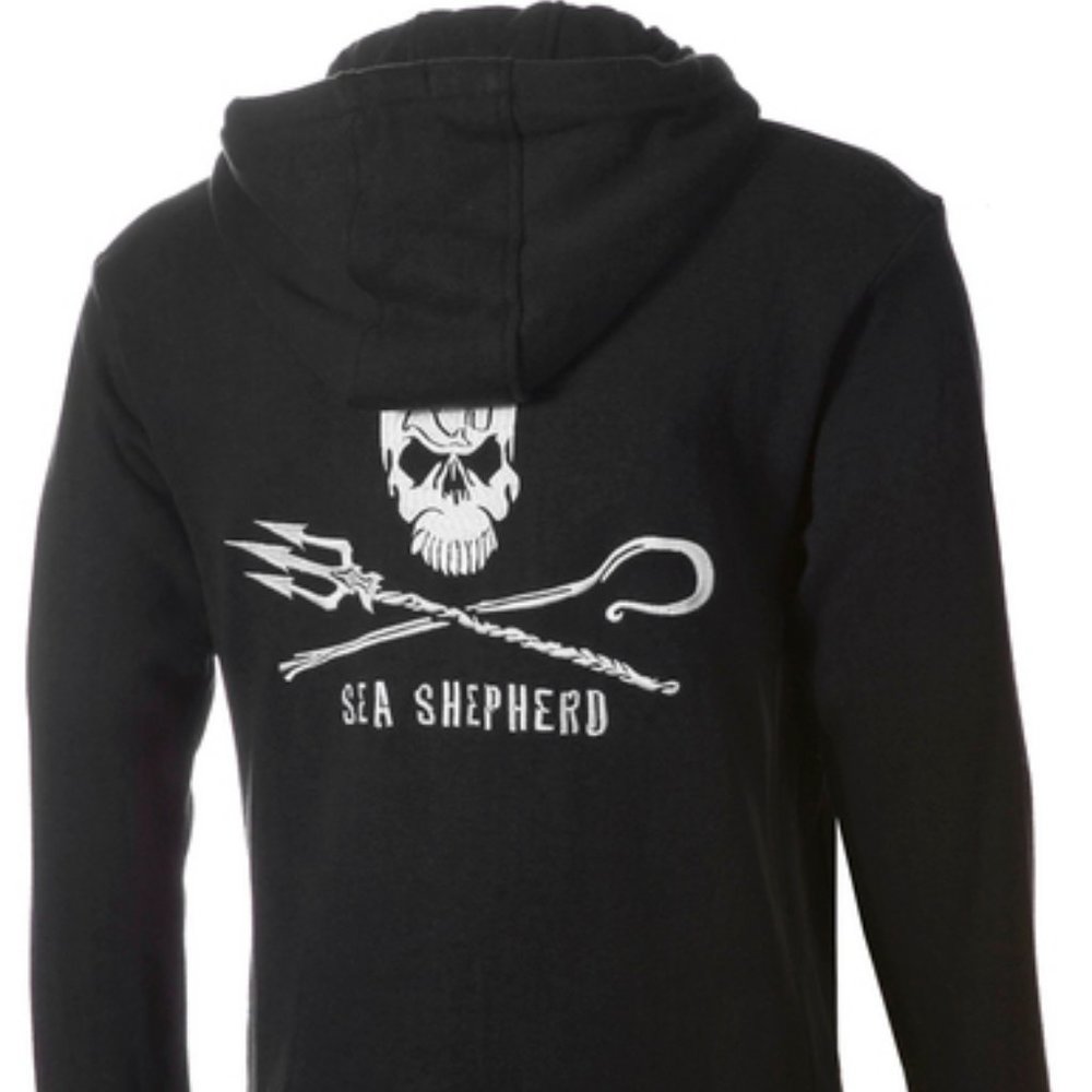 Sea Shepherd - Men's Hoody (XL, Black)